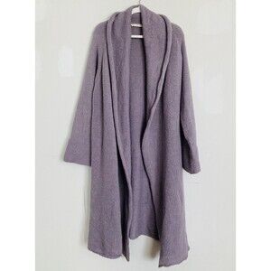 Soft Surroundings Telluride Knit Cardigan Duster 3X Shawl Lavender Wool Alpaca